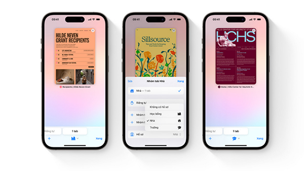 iPhone 15 iOS 17 đa dạng hóa Safari